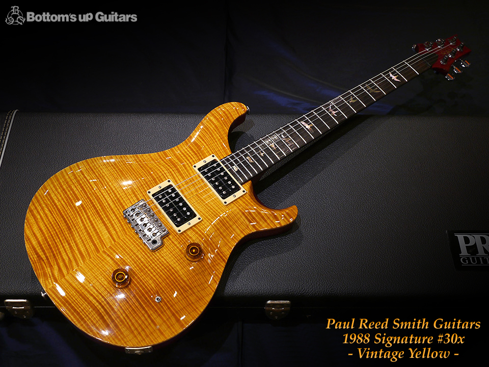 Paul Reed Smith 1988 Signature Flame Bird BZF Sweetswitch Vintage Yellow Rare