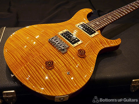 Paul Reed Smith 1988 Signature Flame Bird BZF Sweetswitch Vintage Yellow Rare