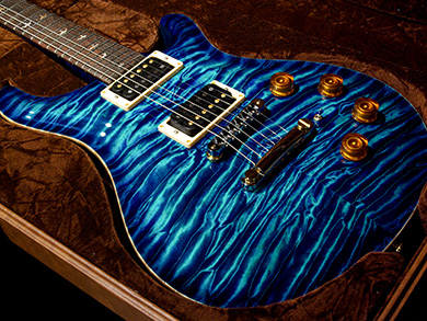 Private Stock #1865 Signature Limited Edition with Piezo system - Turquoise Burst -
