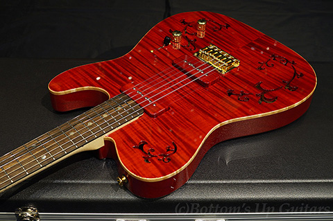 Provision Guitar Karakusa arabesque -See Through Red- 