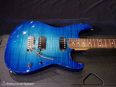 Provision Guitar PDST 5A Flame Maple Alder Trans Blue Burst Dinky Strato Hipshot Wilkinson