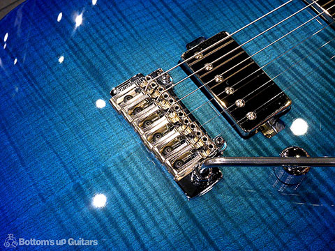 Provision Guitar PDST 5A Flame Maple Alder Trans Blue Burst Dinky Strato Hipshot Wilkinson