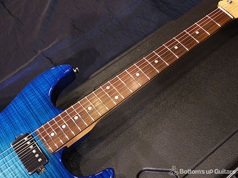 Provision Guitar PDST 5A Flame Maple Alder Trans Blue Burst Dinky Strato Hipshot Wilkinson