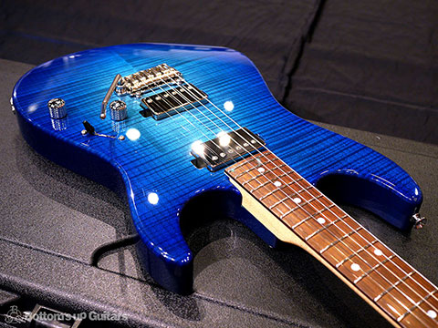 Provision Guitar PDST 5A Flame Maple Alder Trans Blue Burst Dinky Strato Hipshot Wilkinson