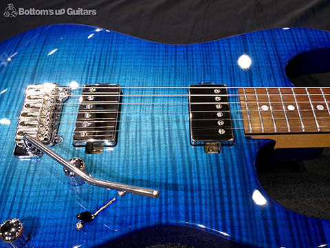 Provision Guitar PDST 5A Flame Maple Alder Trans Blue Burst Dinky Strato Hipshot Wilkinson