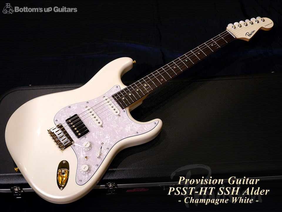 Provision Guitar PSST Hardtail SSH Ash Champagne White プロビジョンギター ホロウボディ オリジナルモデル オーダーメイド