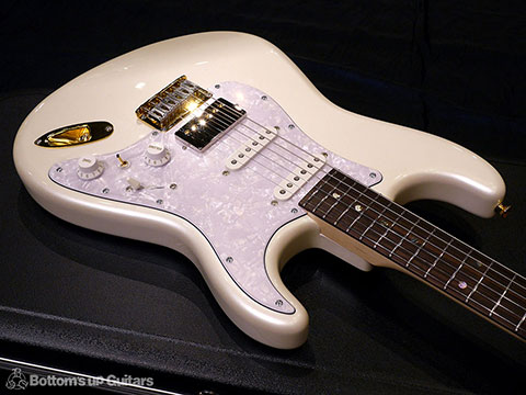 Provision Guitar PSST Hardtail SSH Alder Champagne White プロビジョンギター ホロウボディ オリジナルモデル オーダーメイド