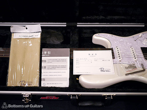 Provision Guitar PSST Hardtail SSH Alder Champagne White プロビジョンギター ホロウボディ オリジナルモデル オーダーメイド