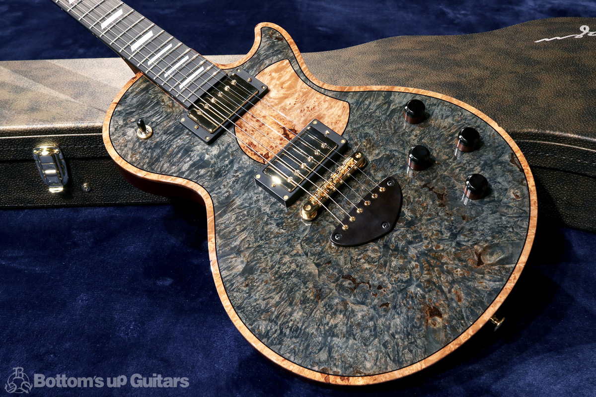 Bizen Works ビゼンワークス Grain グレイン  Grain Flat Top Burl Maple 【幻の2020楽器フェアモデル !】 特注モデル 日本製 ハンドメイド オリジナル