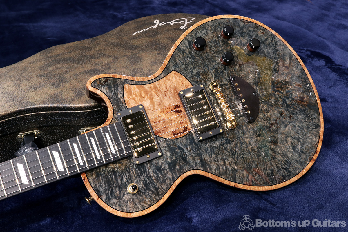 Bizen Works ビゼンワークス Grain グレイン  Grain Flat Top Burl Maple 【幻の2020楽器フェアモデル !】 特注モデル 日本製 ハンドメイド オリジナル