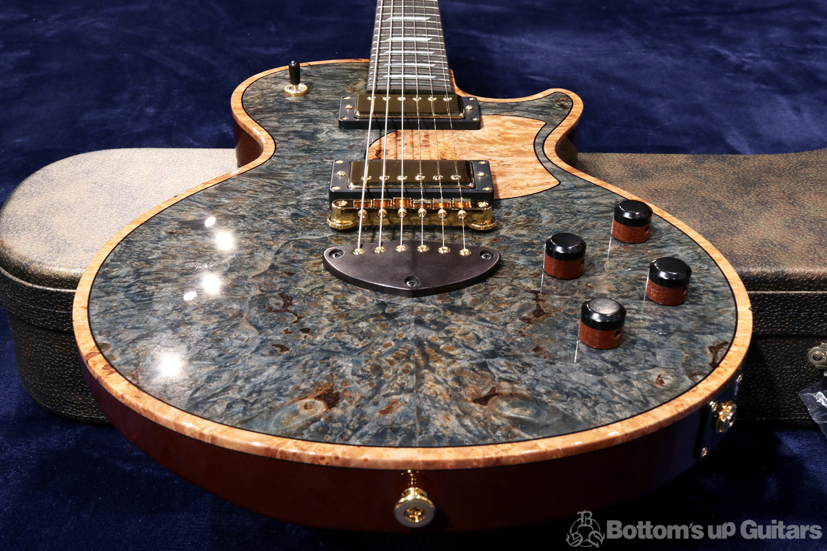 Bizen Works ビゼンワークス Grain グレイン  Grain Flat Top Burl Maple 【幻の2020楽器フェアモデル !】 特注モデル 日本製 ハンドメイド オリジナル