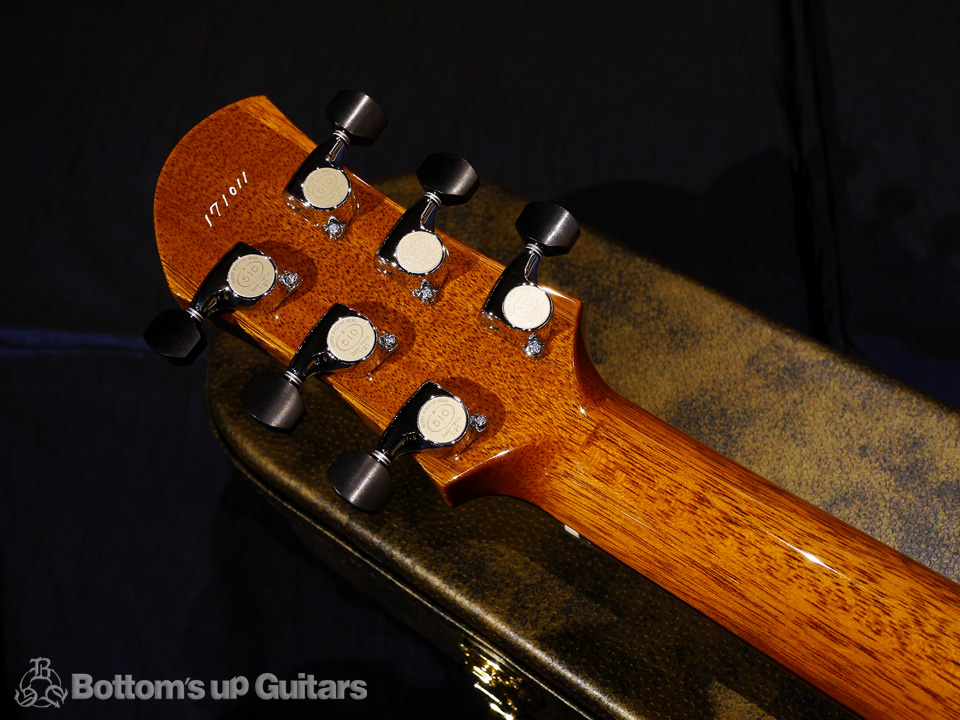 Bizen Works ビゼンワークス Grain グレイン Rosewood Top Cocobolo FB 45mm厚ボディ Wood Grain ファーストロット 特注モデル 日本製 ハンドメイド オリジナル