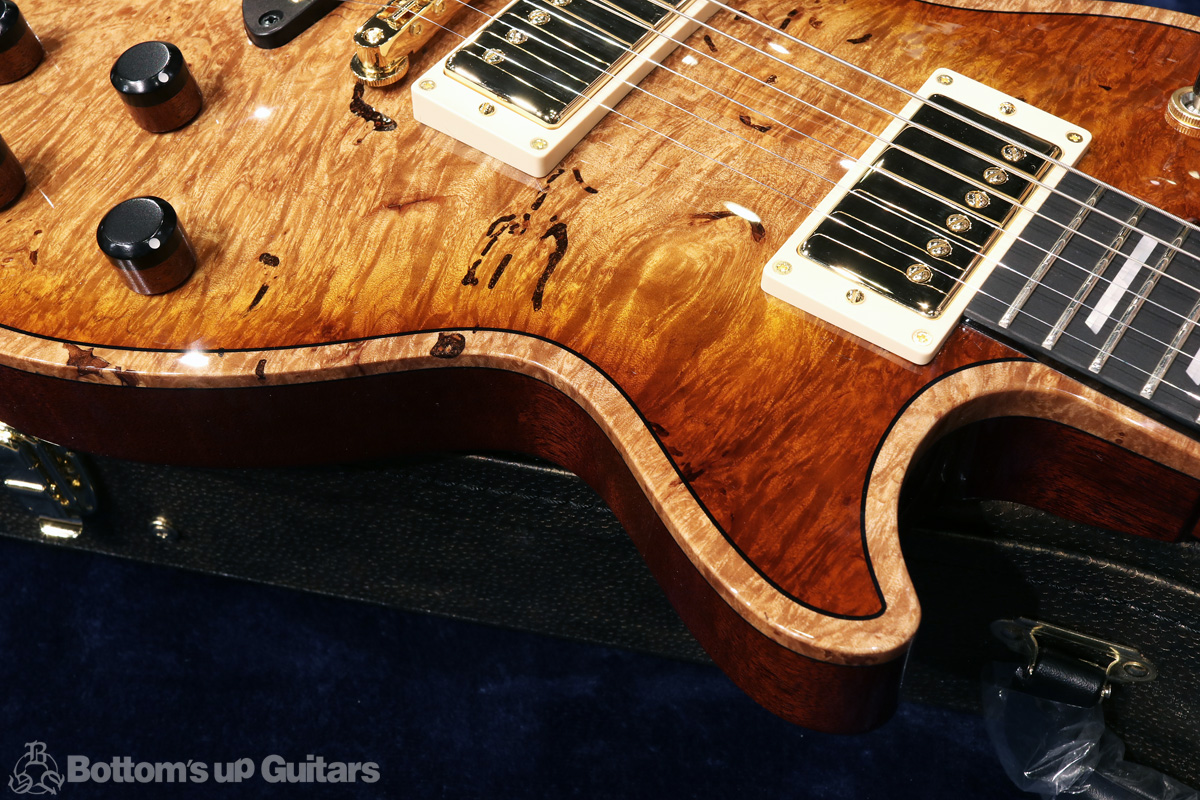 Bizen Works ビゼンワークス Grain グレイン  Arched Burl Maple Top 【幻の2020楽器フェアモデル !】 特注モデル 日本製 ハンドメイド オリジナル