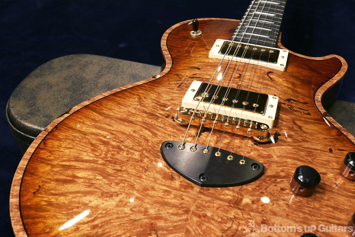 Bizen Works ビゼンワークス Grain グレイン  Arched Burl Maple Top 【幻の2020楽器フェアモデル !】 特注モデル 日本製 ハンドメイド オリジナル