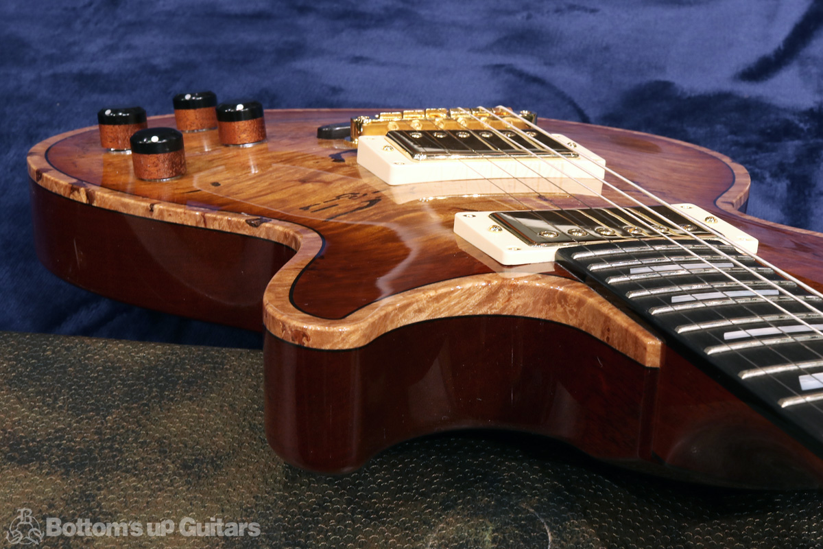 Bizen Works ビゼンワークス Grain グレイン  Arched Burl Maple Top 【幻の2020楽器フェアモデル !】 特注モデル 日本製 ハンドメイド オリジナル