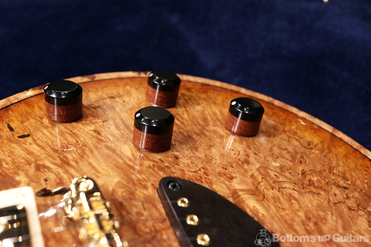 Bizen Works ビゼンワークス Grain グレイン  Arched Burl Maple Top 【幻の2020楽器フェアモデル !】 特注モデル 日本製 ハンドメイド オリジナル