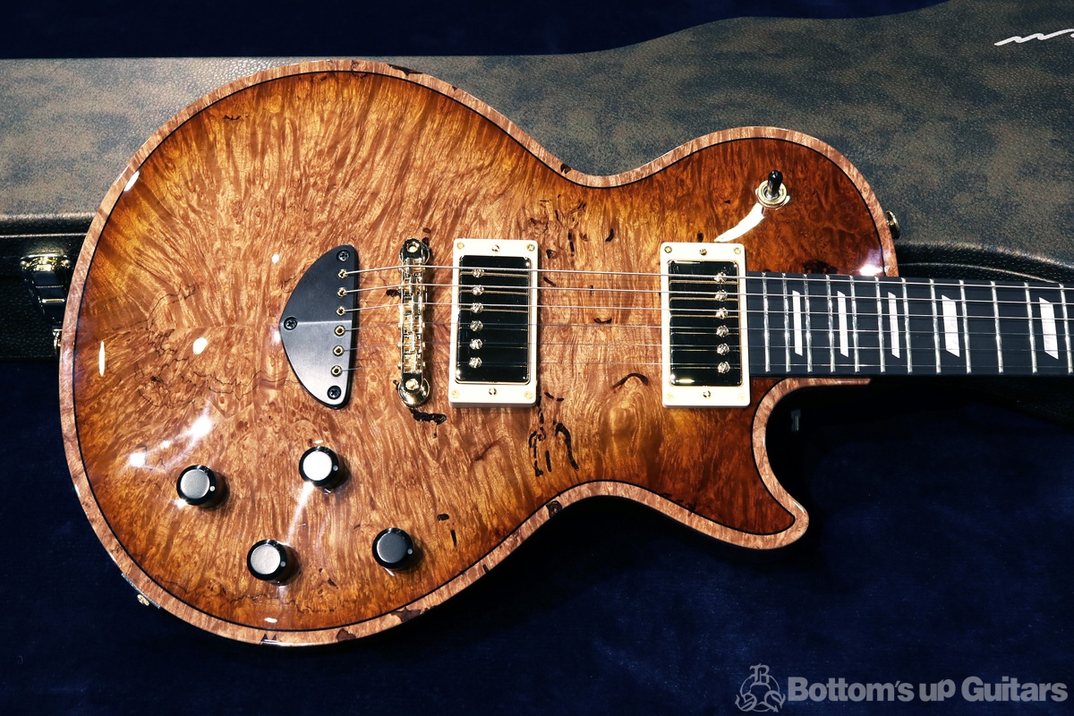 Bizen Works ビゼンワークス Grain グレイン  Arched Burl Maple Top 【幻の2020楽器フェアモデル !】 特注モデル 日本製 ハンドメイド オリジナル