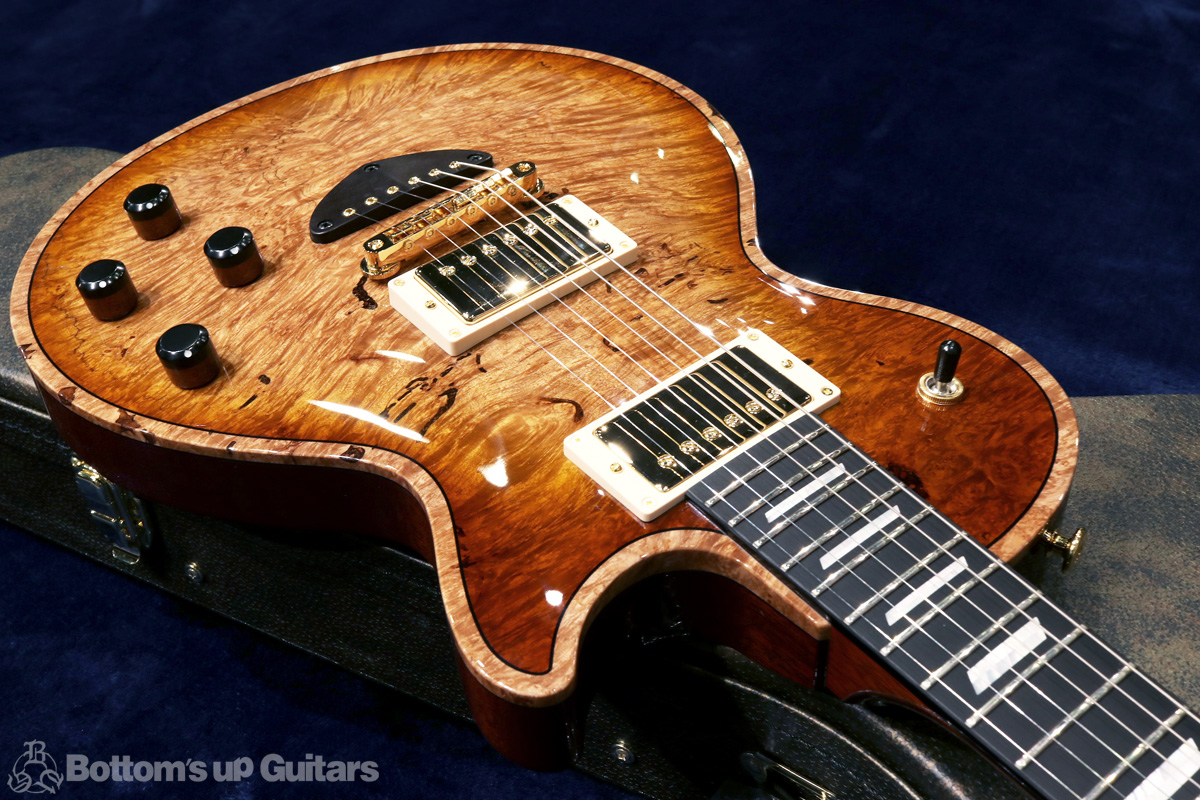 Bizen Works ビゼンワークス Grain グレイン  Arched Burl Maple Top 【幻の2020楽器フェアモデル !】 特注モデル 日本製 ハンドメイド オリジナル