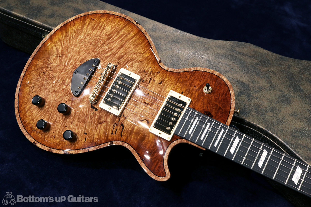 Bizen Works ビゼンワークス Grain グレイン  Arched Burl Maple Top 【幻の2020楽器フェアモデル !】 特注モデル 日本製 ハンドメイド オリジナル