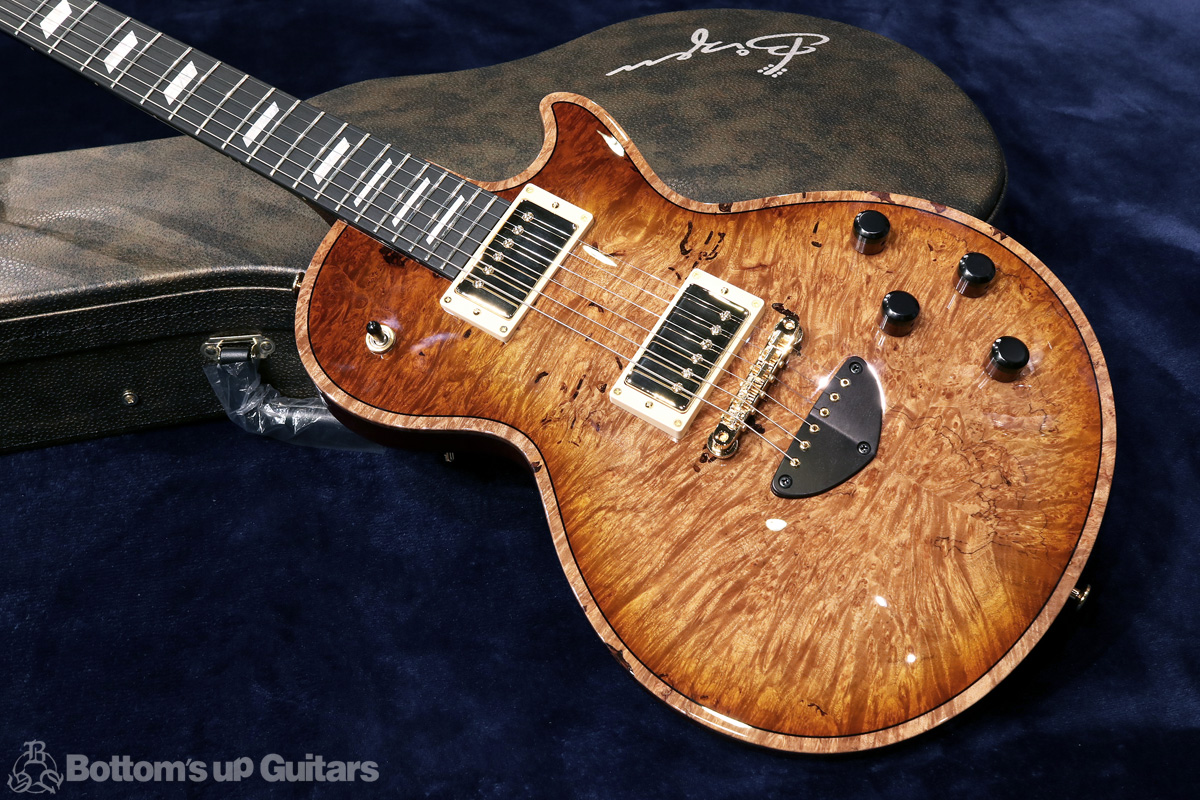 Bizen Works ビゼンワークス Grain グレイン  Arched Burl Maple Top 【幻の2020楽器フェアモデル !】 特注モデル 日本製 ハンドメイド オリジナル