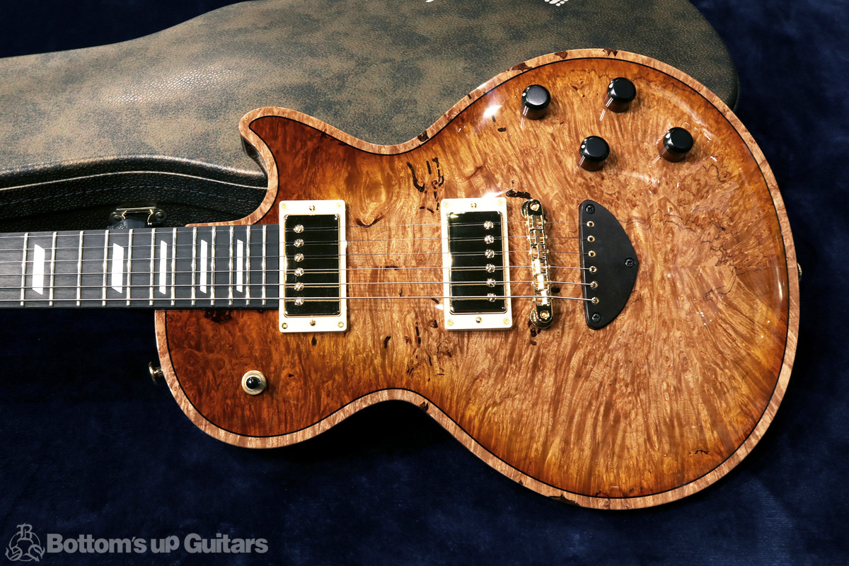 Bizen Works ビゼンワークス Grain グレイン  Arched Burl Maple Top 【幻の2020楽器フェアモデル !】 特注モデル 日本製 ハンドメイド オリジナル