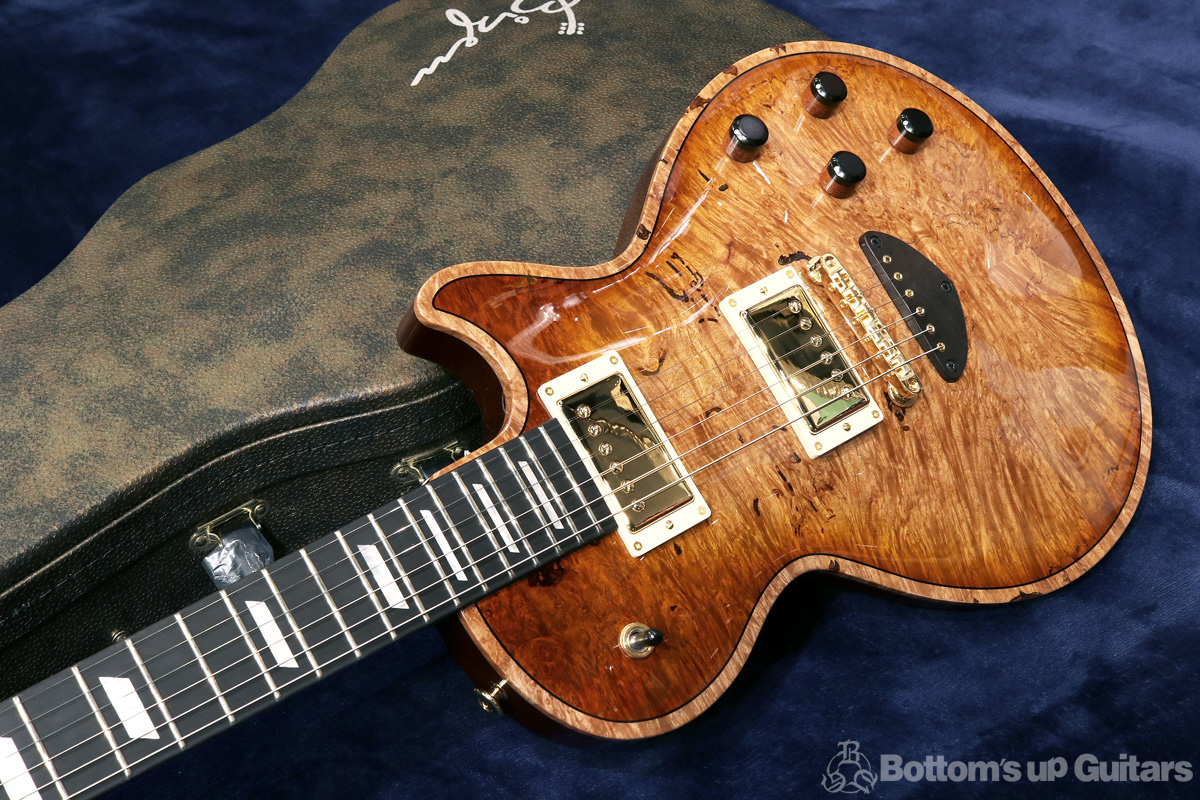 Bizen Works ビゼンワークス Grain グレイン  Arched Burl Maple Top 【幻の2020楽器フェアモデル !】 特注モデル 日本製 ハンドメイド オリジナル