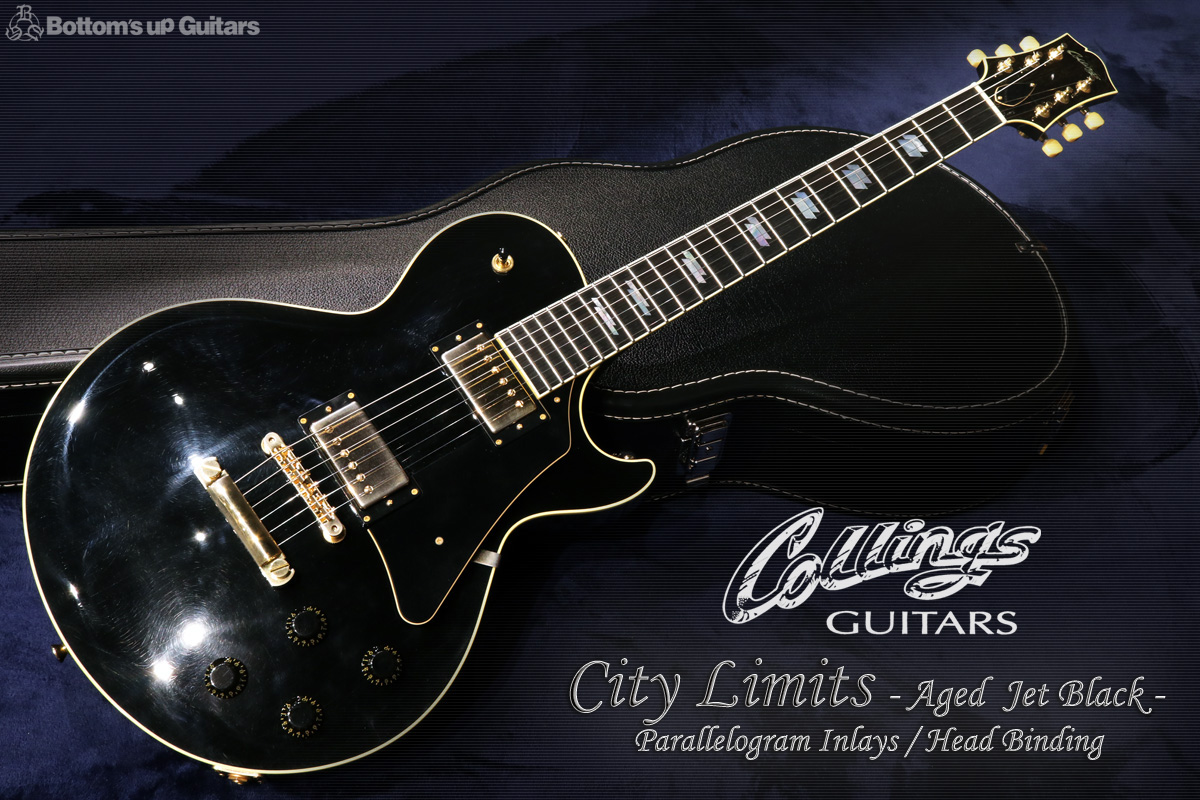 Collings {BUG} CL / Aged / Parallelogram Inlays / Head Binding / Jet Black 【カスタムオーダー品!!!】