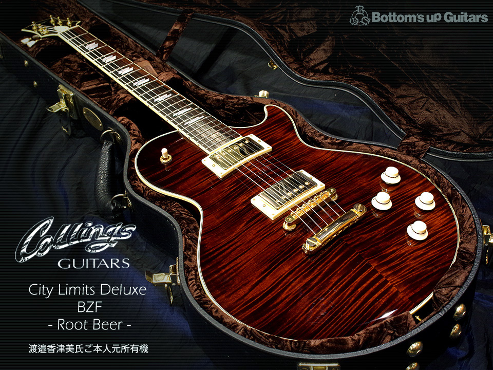 Collings Guitars CL DLX City Limits Deluxe BZF ハカランダ指版 Root Beer 渡邉香津美 Kazumi Watanabe コリングス Brazilian Rosewood Lollar Imperial Tone Pros