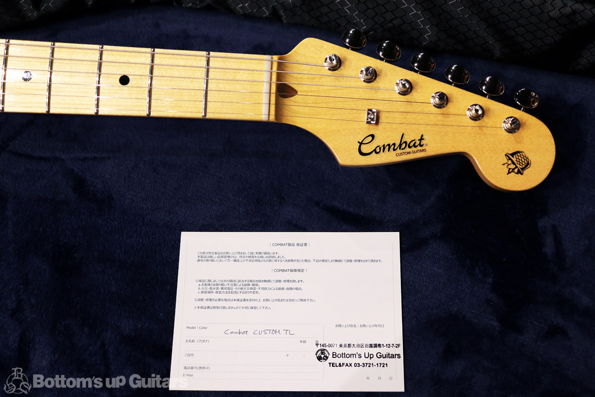 Combat Guitars B.U.G. 15th Anniversary Shop Limited Strat Neck Telecaster w/FLT 