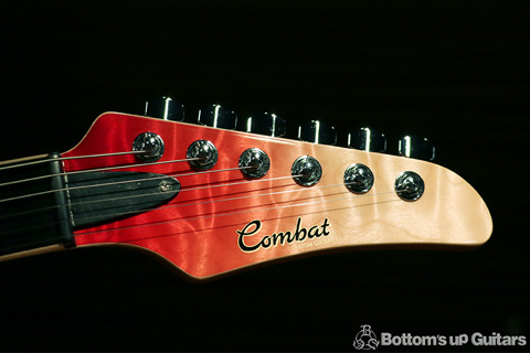 Combat Guitars オーダー ST WARM Custom 厳選 AAAAAキルトメイプル 特注の新色 Sea Breeze Gradation Maple Honduras Mahogany Neck Body