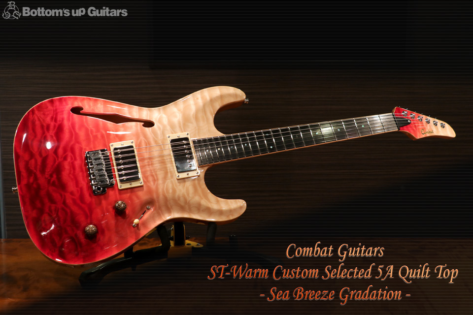 Combat Guitars SPオーダー ST WARM Custom [厳選AAAAAキルトメイプル