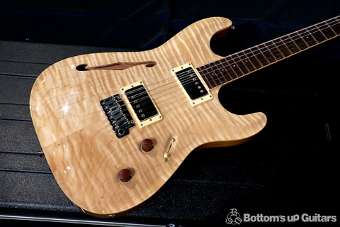 Combat Guitars SPオーダー ST WARM Custom 厳選AAAAAフレイムメイプル ハカランダ指板 BZF Natural Maple Honduras Mahogany Neck Body Bare Knuckle Mule Covered 4 Custom Order