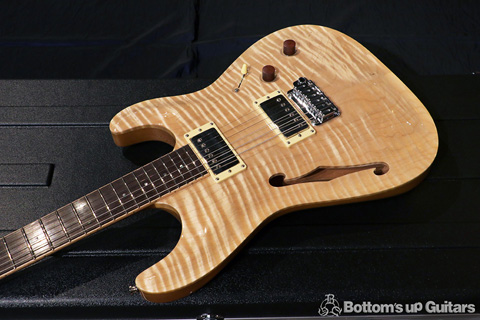 Combat Guitars SPオーダー ST WARM Custom 厳選AAAAAフレイムメイプル ハカランダ指板 BZF Natural Maple Honduras Mahogany Neck Body Bare Knuckle Mule Covered 4 Custom Order