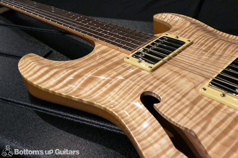 Combat Guitars SPオーダー ST WARM Custom 厳選AAAAAフレイムメイプル ハカランダ指板 BZF Natural Maple Honduras Mahogany Neck Body Bare Knuckle Mule Covered 4 Custom Order