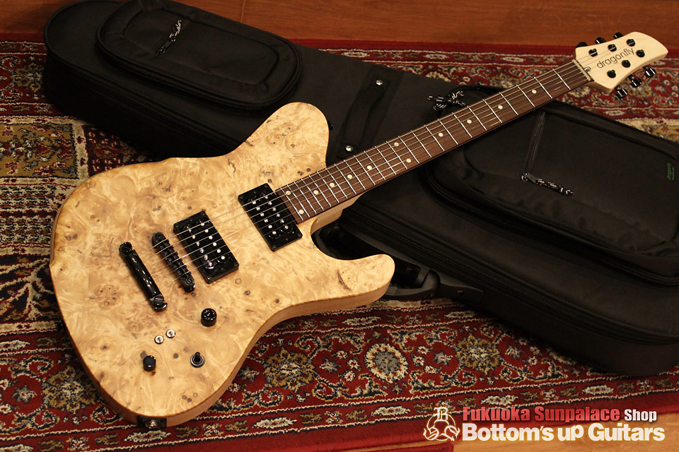 dragonfly BORDER Custom 666 Burl Chestnu Light Ash Body 栃バールトップ ドラゴンフライ ドラフラ