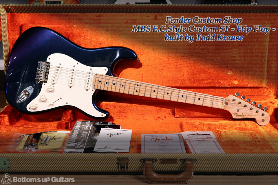 Fender Custom Shop 2005 MBS Custom Stratocaster - Flip Flop Finish - built by Todd Krause フェンダー,カスタム ショップ, CS,FCS,マスタービルダー,マスビル,ST,ストラトキャスター,ST系,エリッククラプトン,EC,ノイズレス,ミッドブースター,TBX,ツイードケース,Maziora,マジョーラ,フリップフロップ,