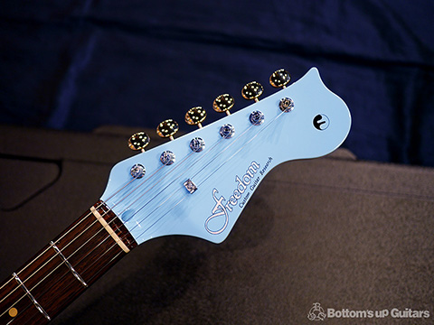 Freedom Custom Guitar Research FCGR B.U.G.Custom order Retrospective series FCGR-JM Sonic Blue 当社特注品 フリーダム 深野真