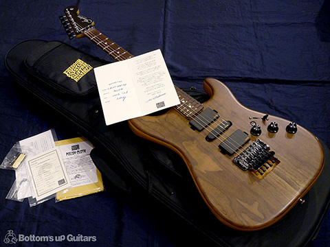 Freedom Custom Guitar Research FCGR Freedom Custom Guitar Research （FCGR）[Guitar Of The Month] ST Walnut With FRT&EMG フリーダム 深野真