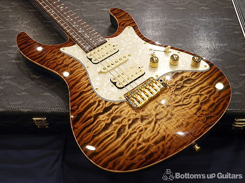 Freedom Custom Guitar Research FCGR HYDRA 24F hydra24 MK ミルクコーヒー フリーダム 日本製 ハンドメイド 国産 エレキギター 工房