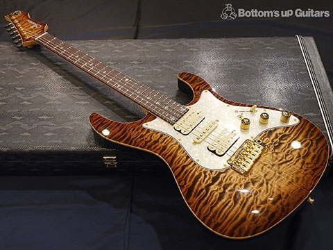 Freedom Custom Guitar Research FCGR HYDRA 24F hydra24 MK ミルクコーヒー フリーダム 日本製 ハンドメイド 国産 エレキギター 工房