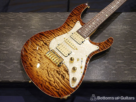 Freedom Custom Guitar Research FCGR HYDRA 24F hydra24 MK ミルクコーヒー フリーダム 日本製 ハンドメイド 国産 エレキギター 工房