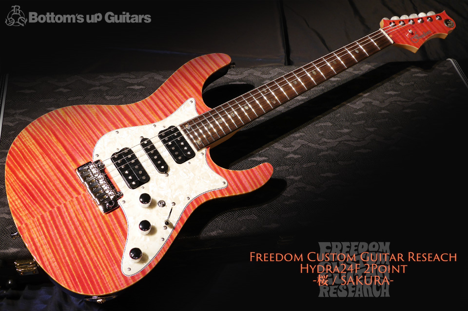 FREEDOM CUSTOM GUITAR RESEARCH(FCGR) HYDRA 24F Hydra24 2Point AAAAA Figured Top -SAKURA/桜-