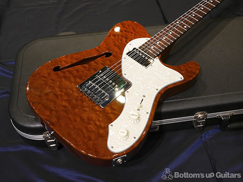 Custom Order Brown Pepper Burl Mahogany Top