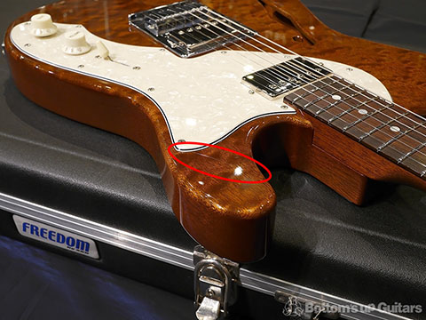 Custom Order Brown Pepper Burl Mahogany Top