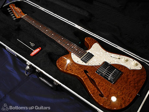 Custom Order Brown Pepper Burl Mahogany Top