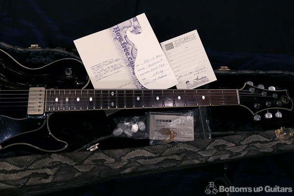 Freedom Custom Guitar Research FCGR {BUG} FCGR 初期RRC-12 - Black - ホンマホ&ハカランダ! FCGRファクトリーにてビグスビー取り付け フリーダム 日本製 ハンドメイド 国産 エレキギター 工房