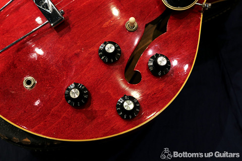 Gibson 1968 ES-335TDC Vintage Cherry ギブソン ビンテージ ラッカー ブロック チェリー paf  Patent Applied For