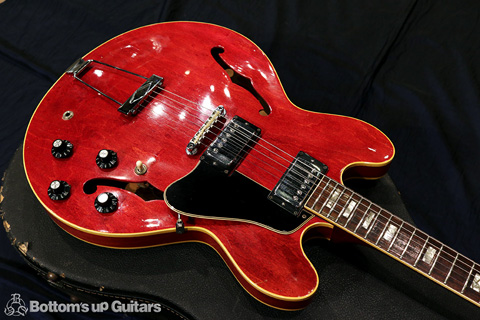 Gibson 1968 ES-335TDC Vintage Cherry ギブソン ビンテージ ラッカー ブロック チェリー paf  Patent Applied For