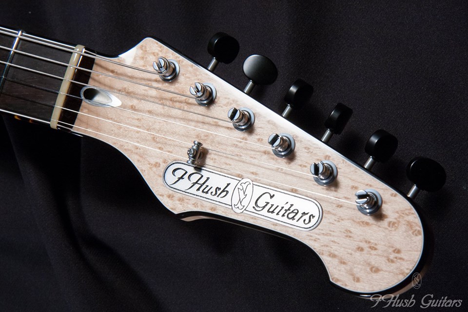 IHush Guitars Tele Dragon figured Gold Black Gold Grain filled 【日本が世界に誇るオールハンドメイドの逸品!】 アイハッシュギターズ Journey Neal Schon