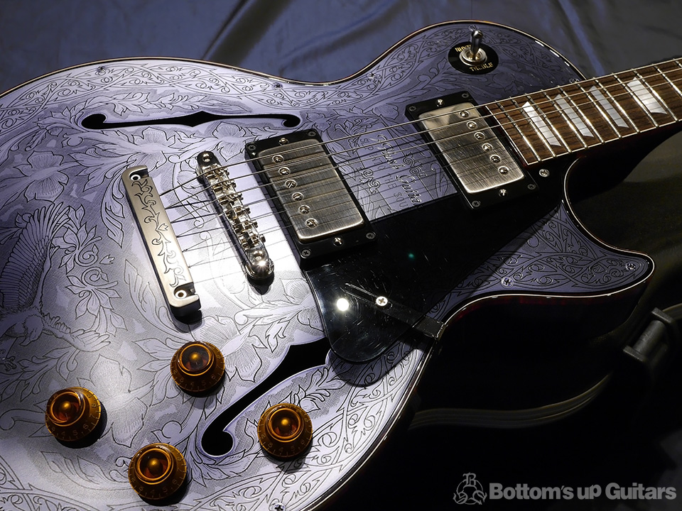 IHush Guitars LES PAUL EAGLE -Purple top / Black burst back- 